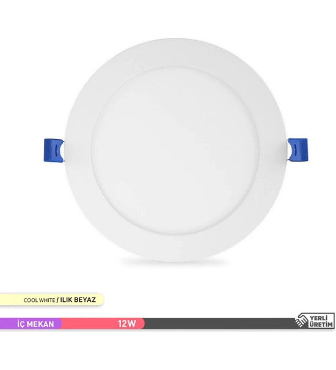 ACK 12W 6500K LED PANEL